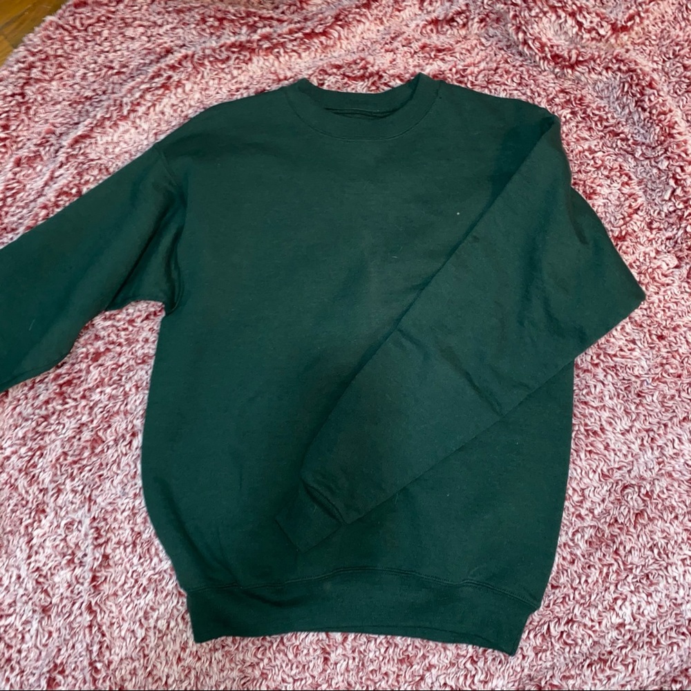 Green Crew Neck